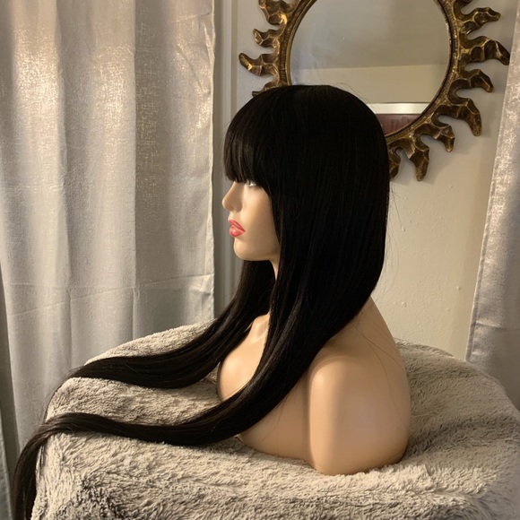 Cleopatra styled machine made wig - Picture 9 of 11